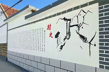 烟台手绘文化墙设计